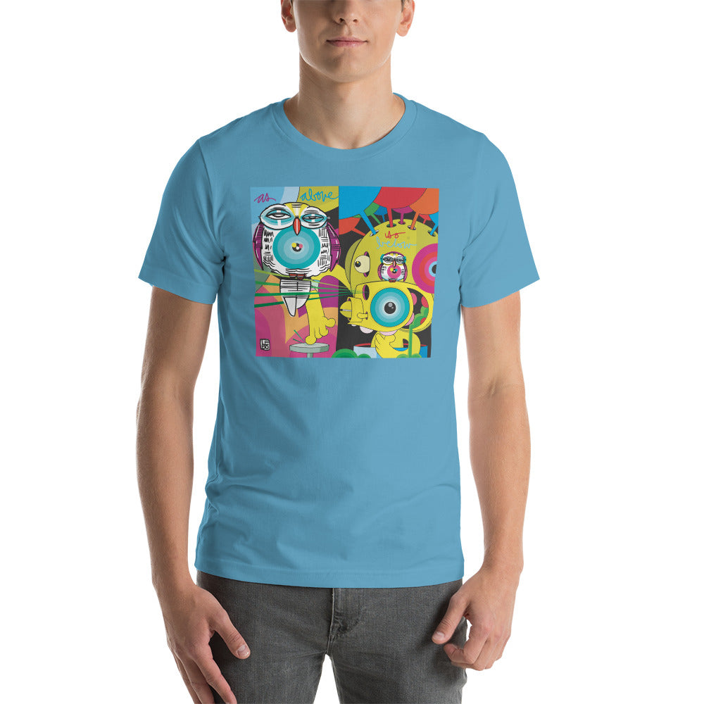 As Above so Below - LEBO X DALEK - LEBo Short Sleeve Unisex T-Shirt